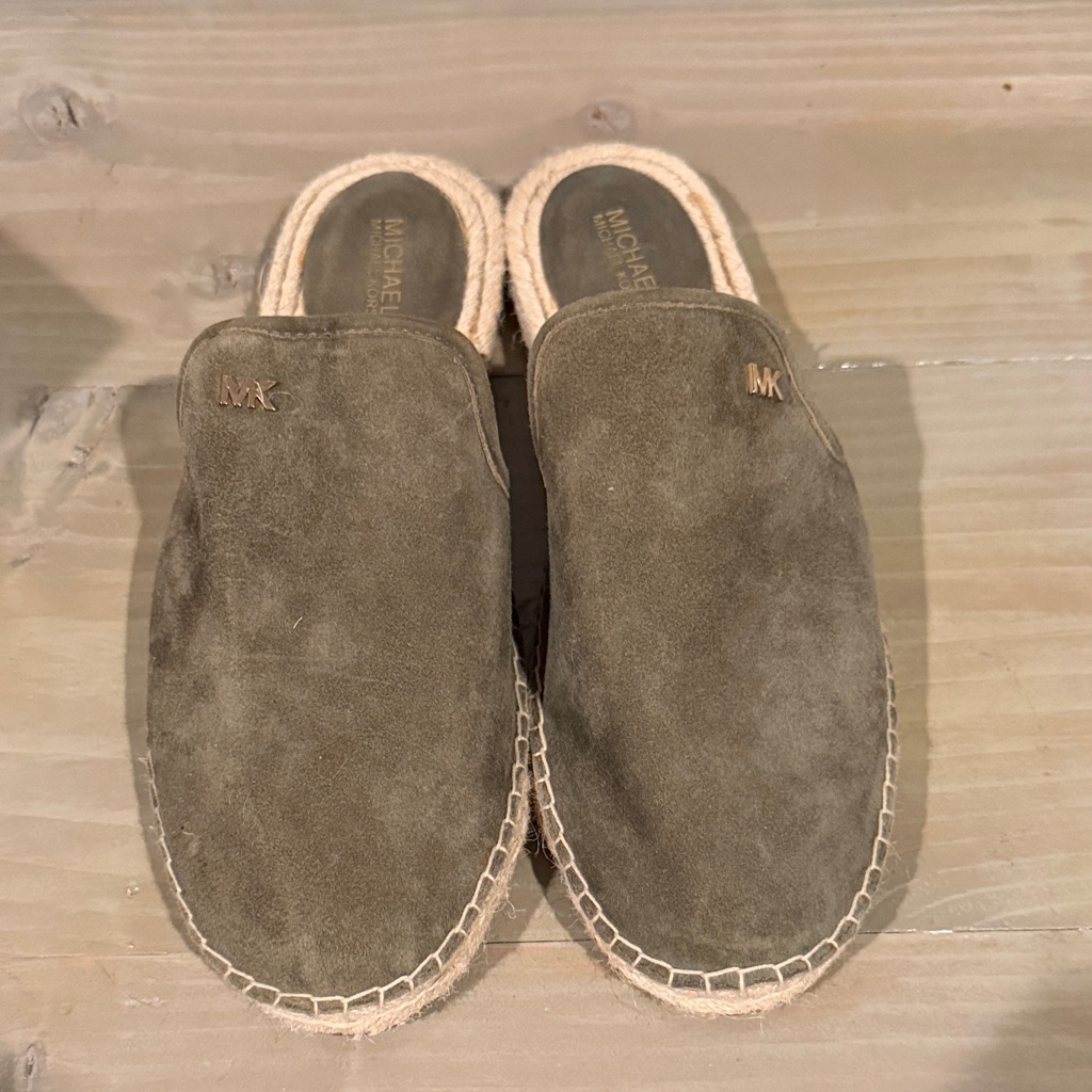 Michael Kors Khaki Suede Espadrilles